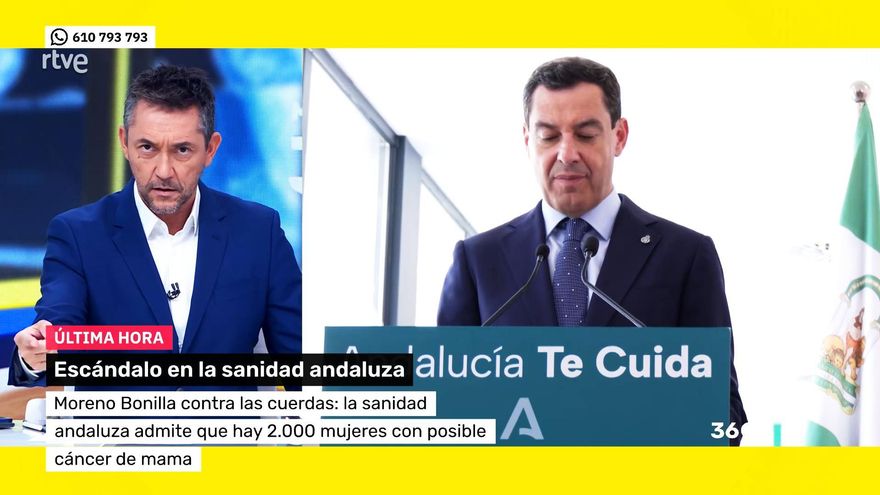 Javier Ruiz contesta a la consejera de Sanidad andaluza por negarse a dimitir: "Gestión lamentable y terrible"