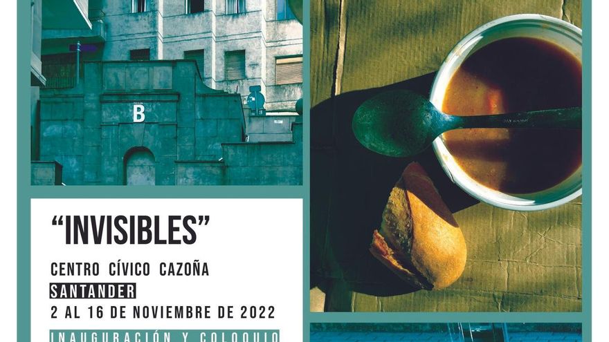 Llega a Santander la exposición 'Invisibles', que retrata cómo es vivir en la calle