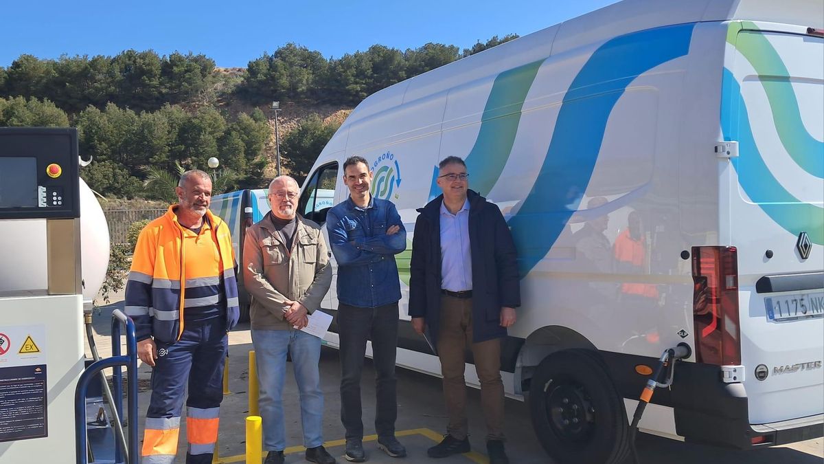 Energía renovable para los vehículos de zonas verdes de Logroño