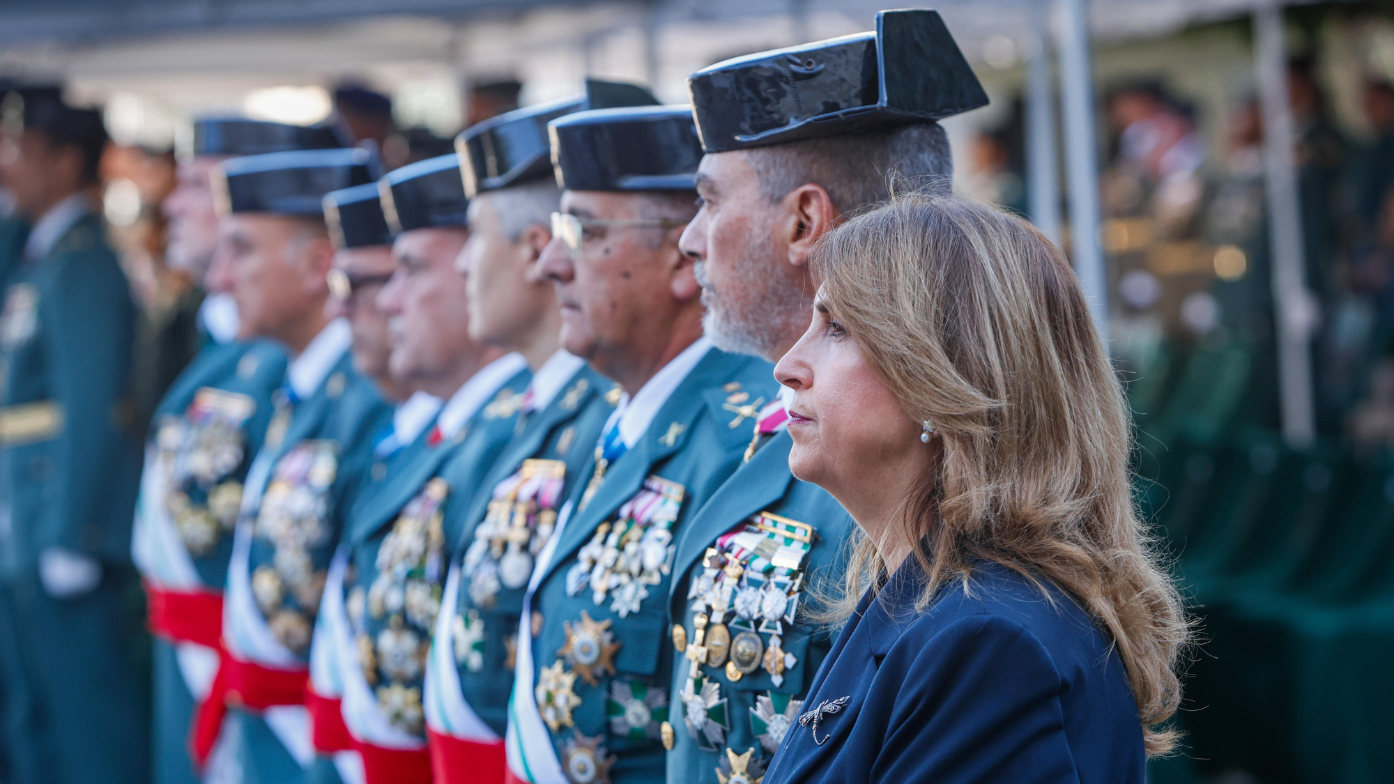 El ministro del Interior, Fernando Grande-Marlaska asiste al acto de conmemoración del 182º aniversario de la Guardia Civil
