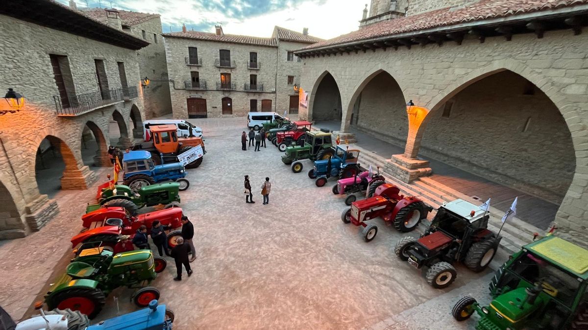 Llegada de la ruta el primer día a Valderrobres