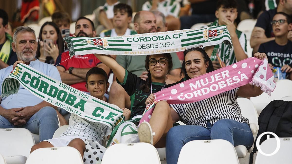Grada Blanquiverde del Córdoba CF - Málaga CF