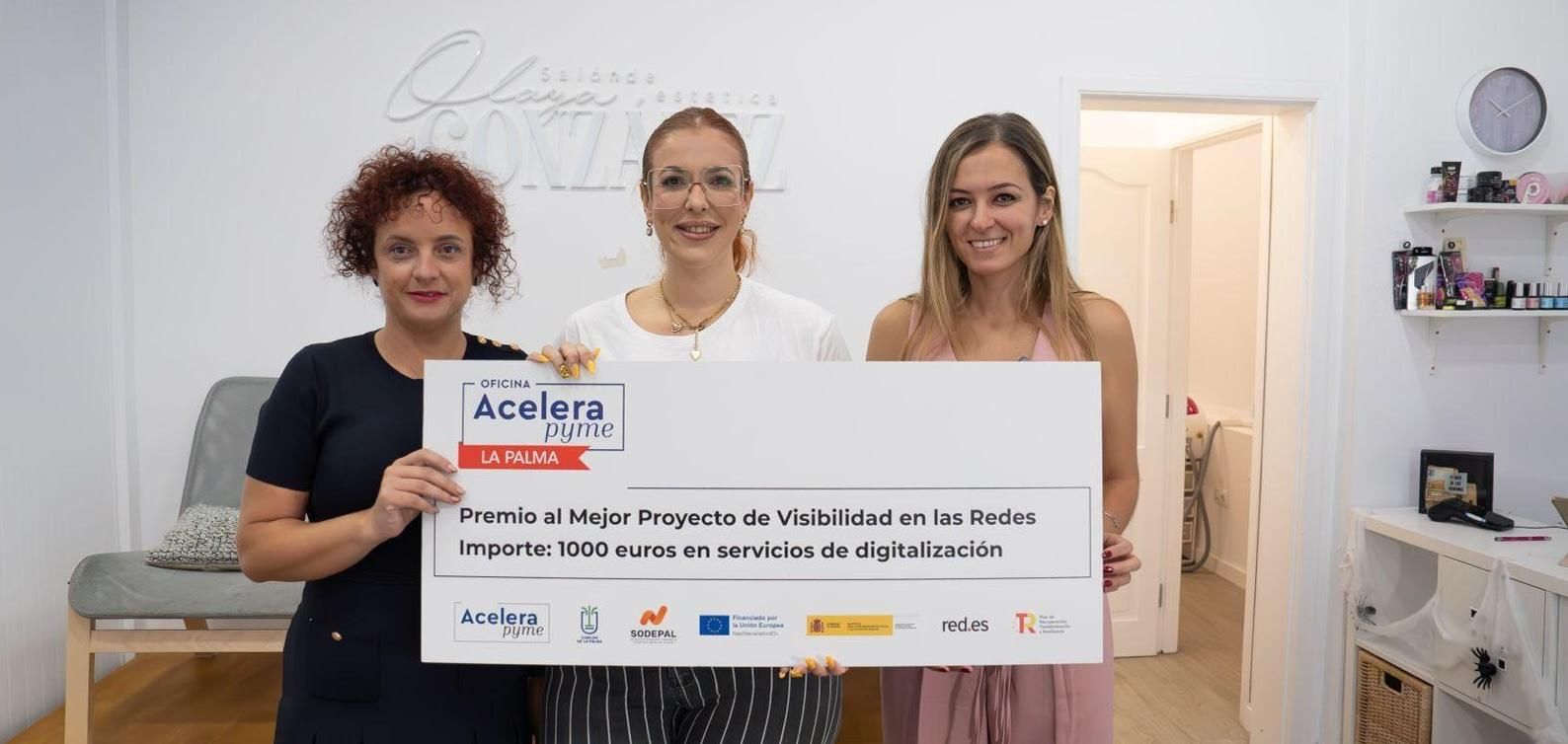 Olaya González recibió el Premio a la Participación Femenina en la Digitalización Empresarial.
