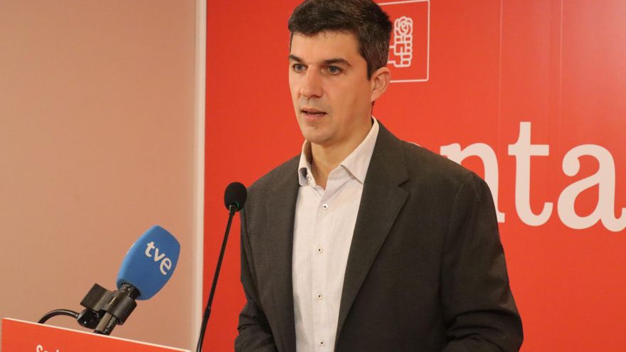 El portavoz del PSOE de Santander, Daniel Fernández