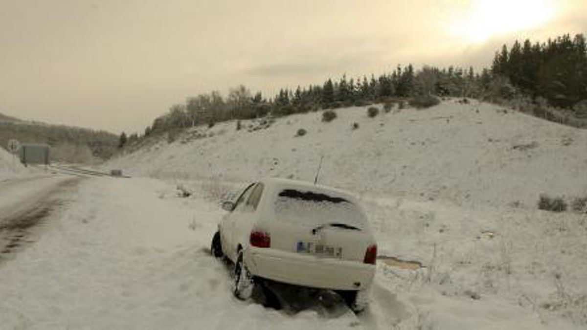 Precaución por la nieve en varios puertos de la provincia de León