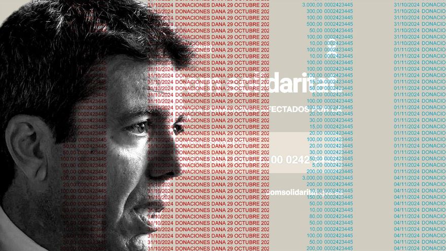 Mazón evita aclarar qué ha hecho con los 12 millones donados por ciudadanos y empresas para víctimas de la dana