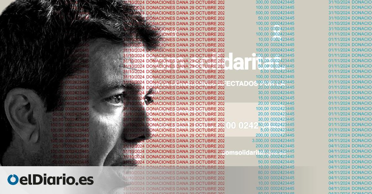 Mazón evita aclarar qué ha hecho con los 12 millones donados por ciudadanos y empresas para víctimas de la Dana