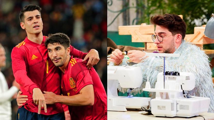 La goleada de España (18.7%) despunta en La 1 y propicia el récord de cuota de 'Maestros de la costura 5' (10.5%)