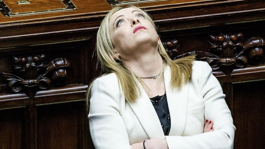 La ultraderechista Giorgia Meloni, primera ministra de Italia.