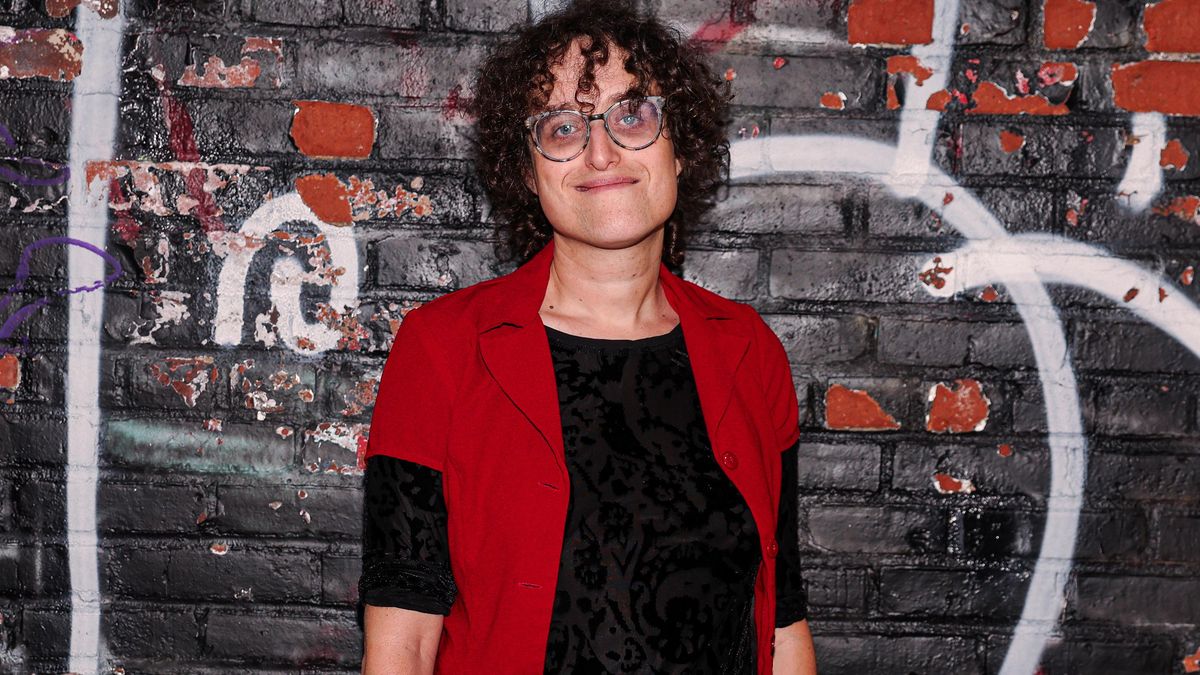Jane Schoenbrun en una premiere en Nueva York en 2025
