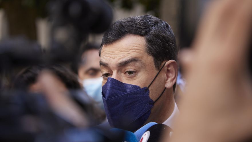 El presidente de la Junta de Andalucía, Juanma Moreno, en una imagen de 23 de febrero.