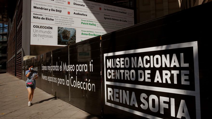 Vista de la fachada del Museo Reina Sofía, en una fotografía de archivo. EFE/Juan Carlos Hidalgo