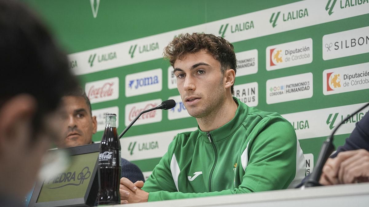 Presentación de Goti como nuevo jugador del Córdoba CF