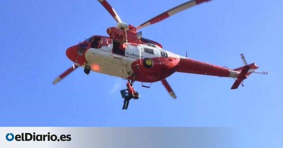 Helicopter Rescue by GES Following Accident in Gáldar’s Hard-to-Reach Area