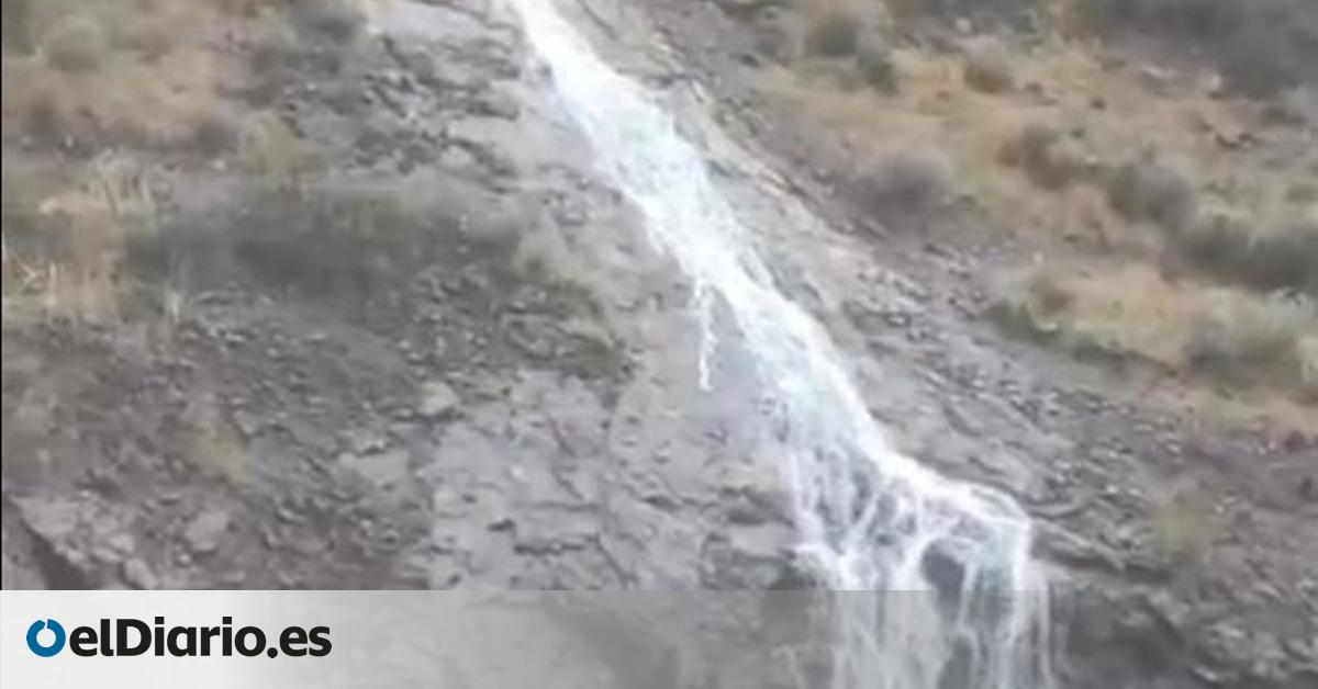 La borrasca Claudia hace correr barrancos y lleva agua a varias presas de Gran Canaria tras una larga sequía
