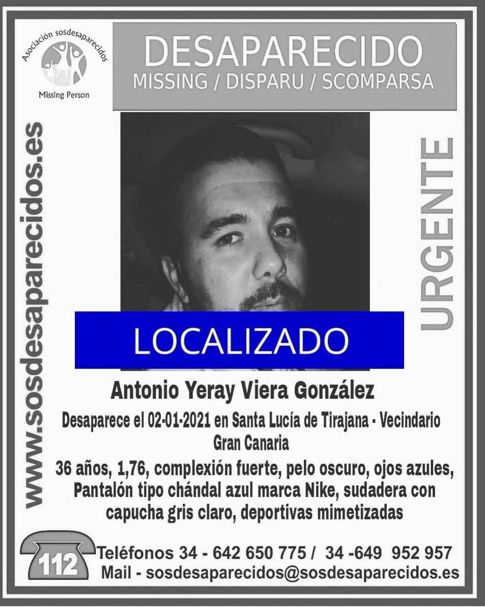 Búsqueda desactivada de Antonio Yeray Viera González