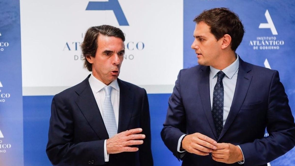 Rivera defiende ante Aznar que "el futuro pasa por nuevas políticas" como el liberalismo y por "nuevos políticos"