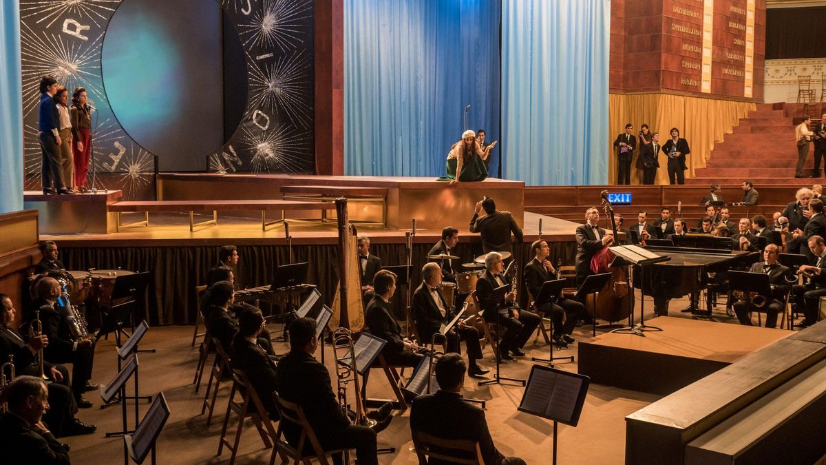 Recreación del Royal Albert Hall en 'La canción'
