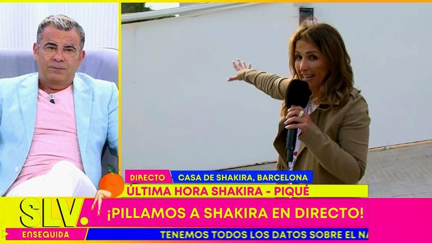 'Sálvame' y Laura Fa, a la carrera por Piqué en pleno directo: "A mí no me chilles"