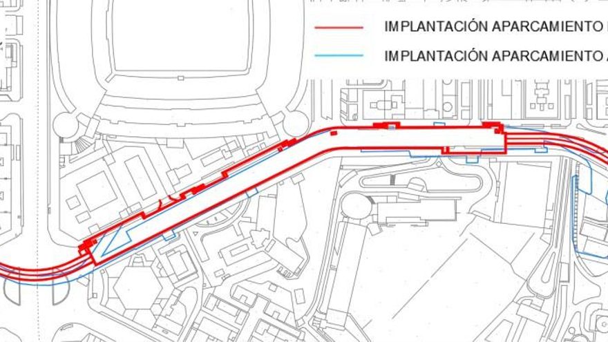 Vecinos de Chamartín se manifiestan el sábado contra los parkings del Real Madrid junto al Bernabéu