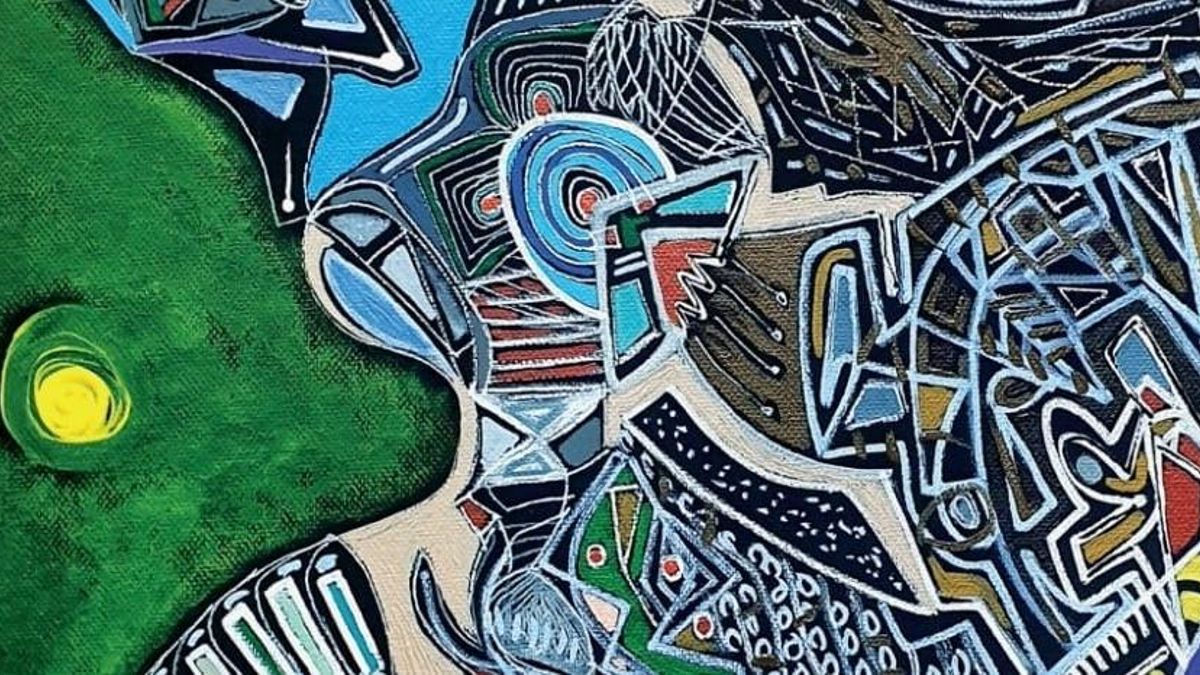 La artista Valkarze expone en el museo de la Casa Roja de Villa de Mazo ‘Piroklástika’.