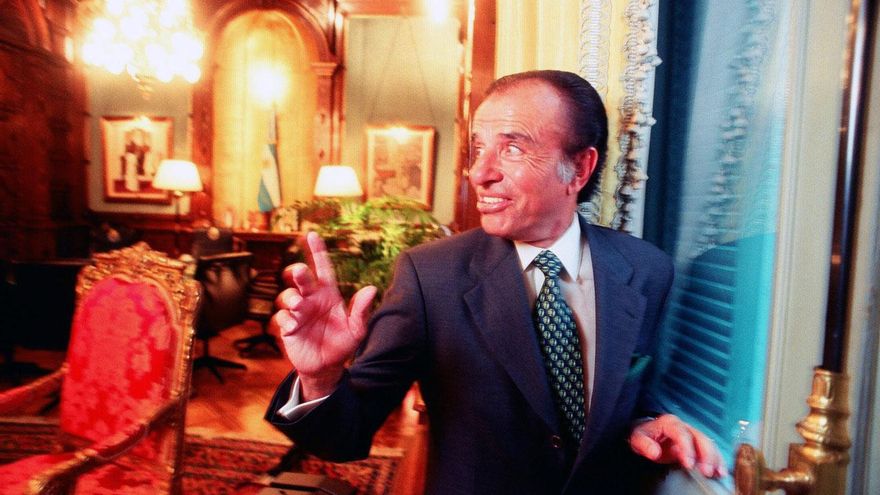 El ojo fotográfico en la intimidad de la segunda presidencia de Carlos Menem