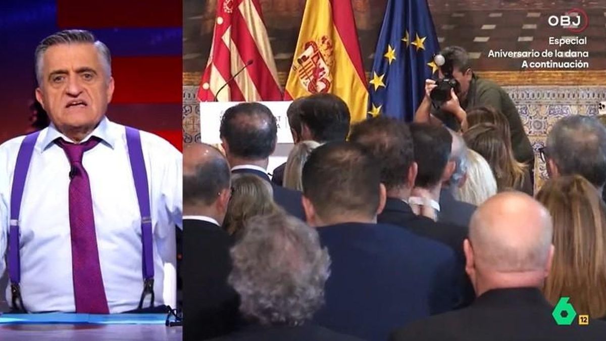 El Gran Wyoming criticó en 'El Intermedio' el aplauso del Govern a Mazón por "ofensivo, humillante y cruel"