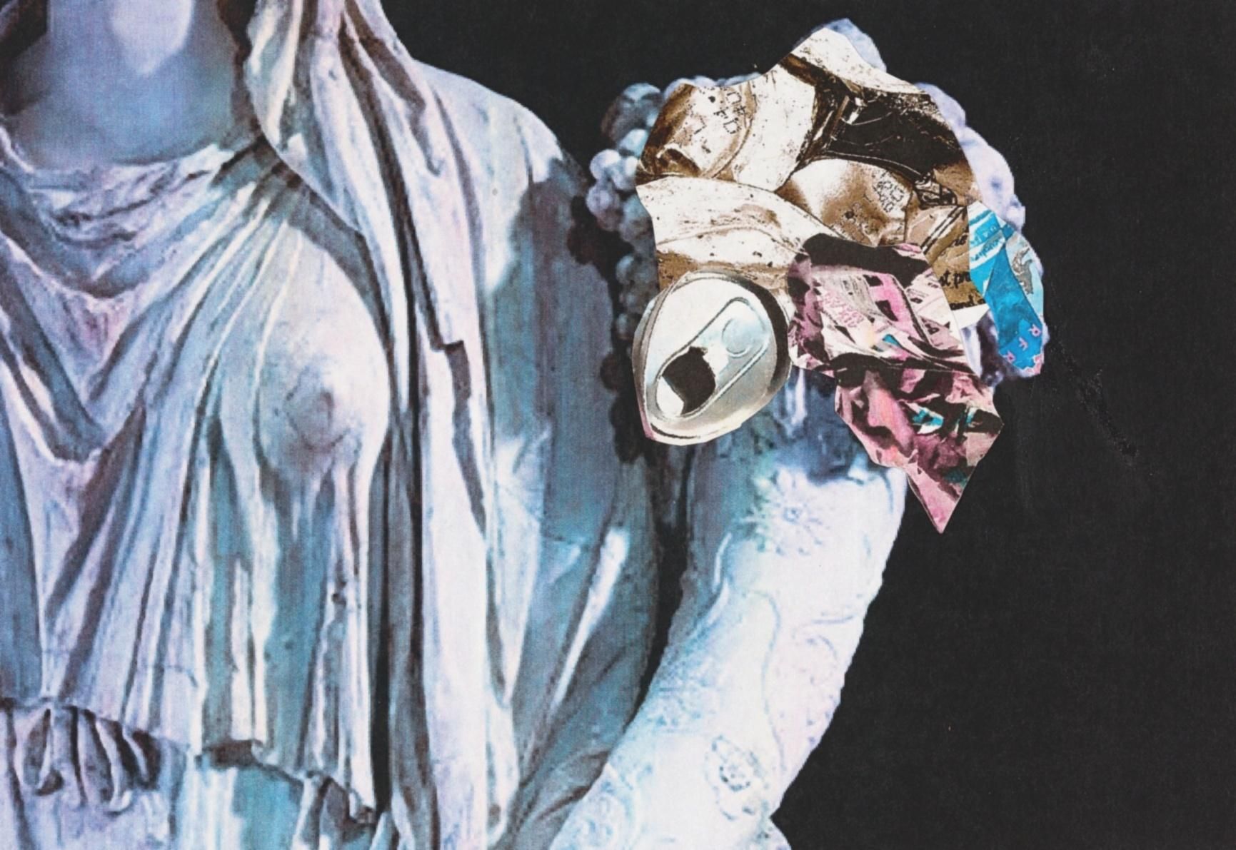 Fotografía de Filomena Cruz, alter ego de la profesora Maite Zubiaurre, autora de 'Basura. Usos culturales de los desechos'