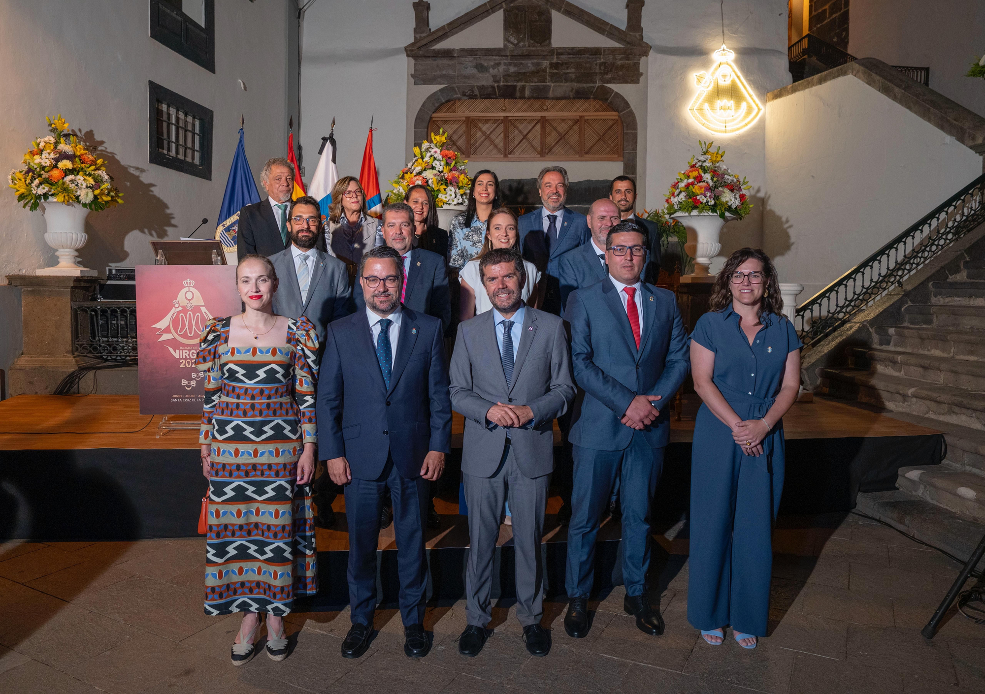 Acto del pregón de a Bajada de la Virgen 2025.