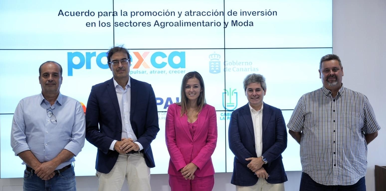 La Palma y Proexca firman un acuerdo para la promoción exterior y atracción de inversiones a la isla.