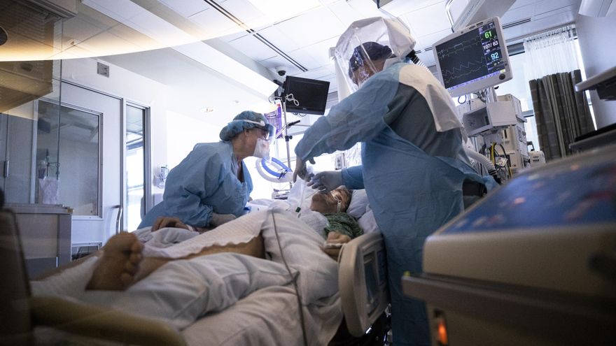 California es ahora el estado más golpeado por la pandemia con 62.698 muertos. EFE/Étienne Laurent/Archivo