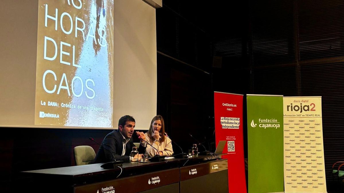 Dana, periodismo y responsabilidad: Pitarch desgrana en Logroño 'Las horas del caos' de la gestión valenciana