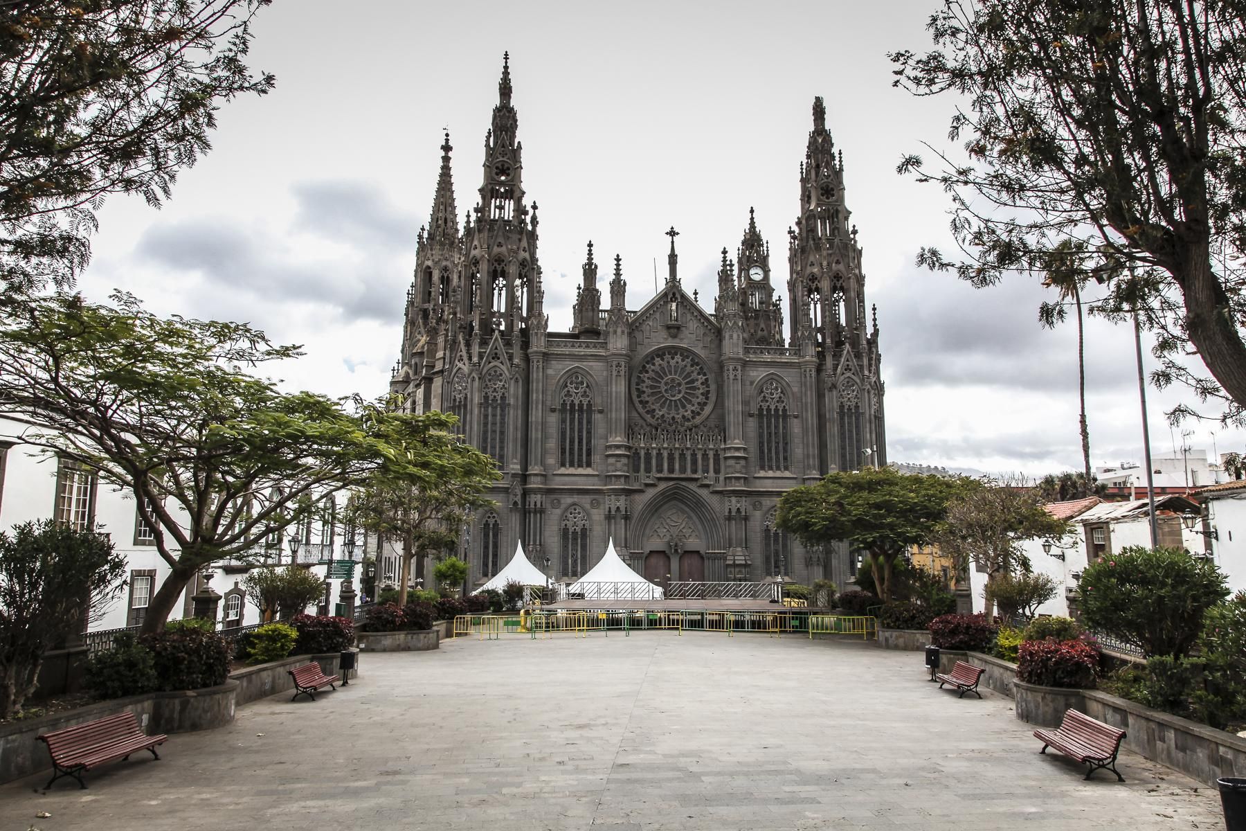Arucas, sin gente en la calle durante el estado de alarma.