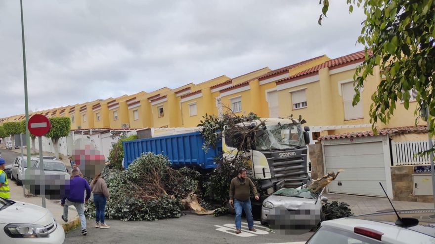 Imagen tras el accidente