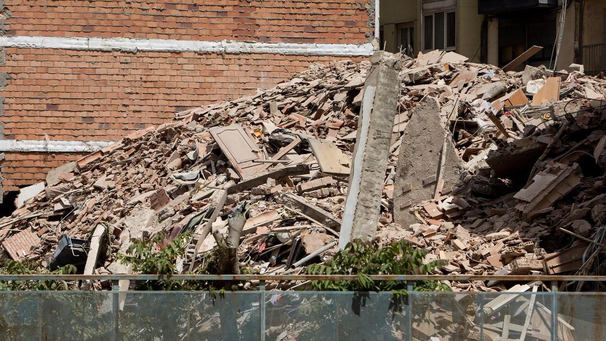 Estado en el que quedó el edificio aquel 13 de junio de 2023.
