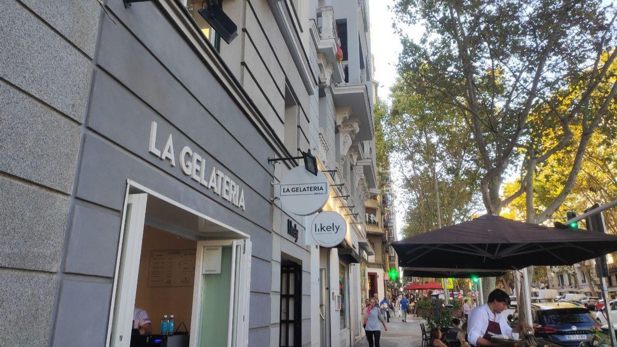 La Gelateria y Non Solo Café, negocios adyacentes en el corazón del 'Little Italy' chamberilero.