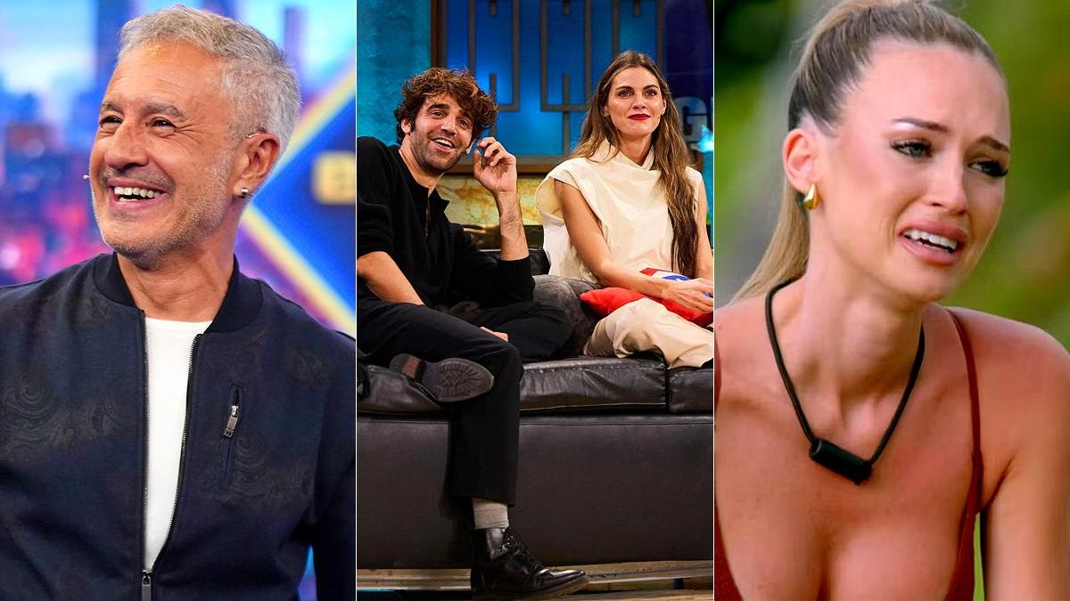 'El Hormiguero' (15.2%) y 'La Revuelta' (11.4%) suben y se alejan de 'La isla de las tentaciones' (10%) en su tercer día