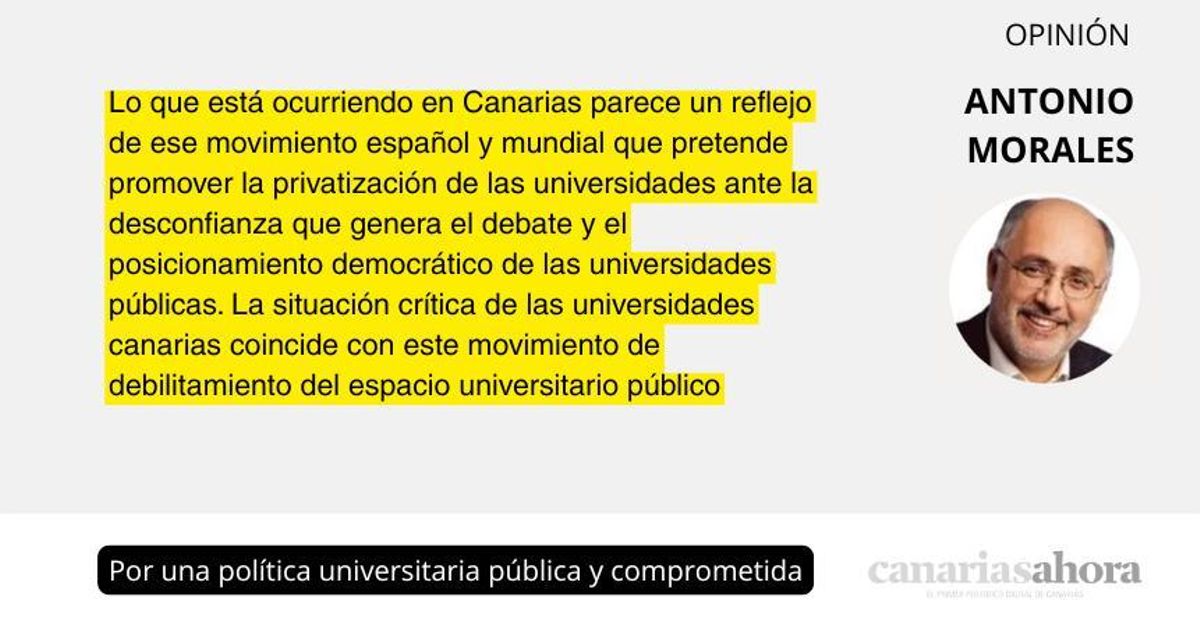 For a Committed and Public University Policy
