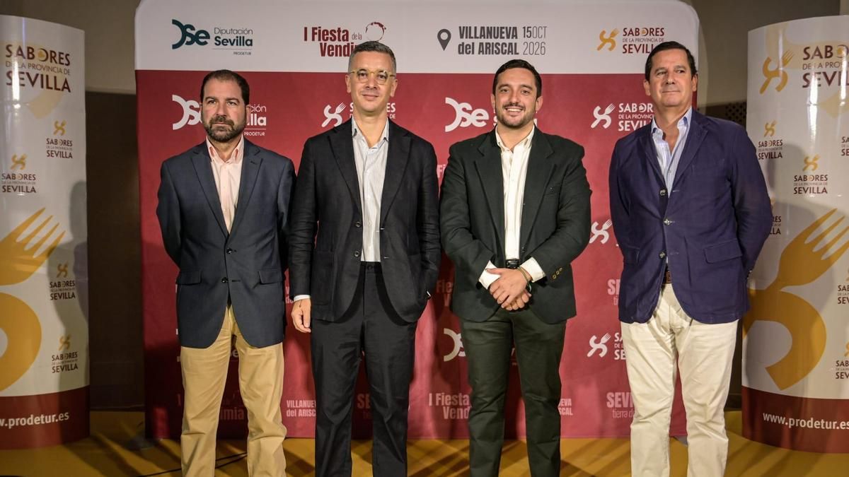 La I Fiesta de la Vendimia reúne en Villanueva del Ariscal a productores y profesionales del sector vitivinícola sevillano