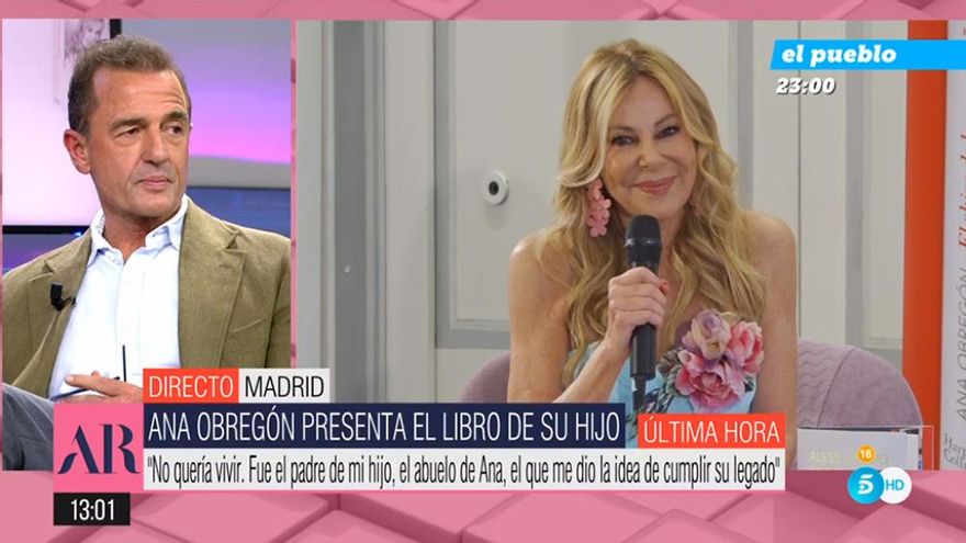 Ana Obregón lanza una pulla a Lequio en pleno directo en Telecinco: "Llevo un mes que no me escribes"