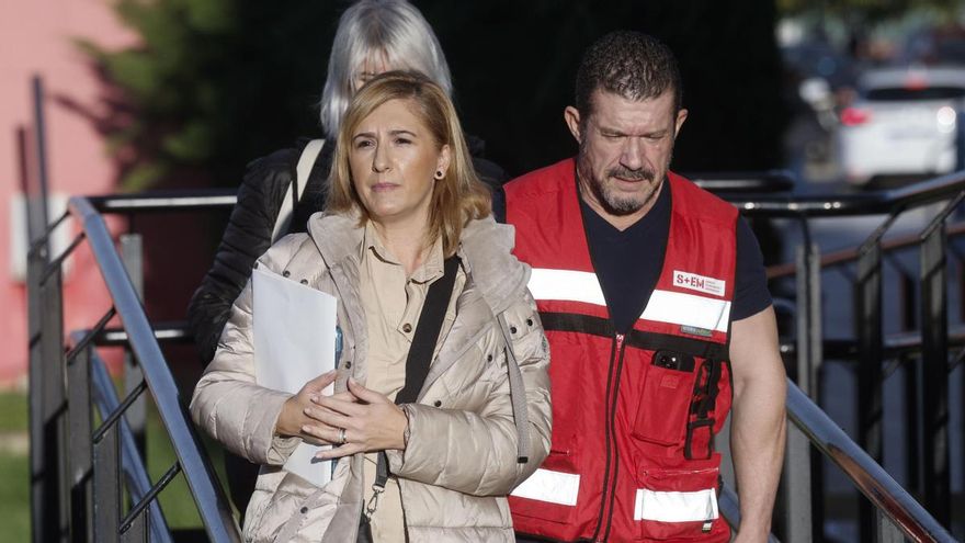 Salomé Pradas y Emilio Argüeso, en una imagen de archivo llegando al Cecopi, el órgano que gestionó la emergencia por la dana en Valencia.