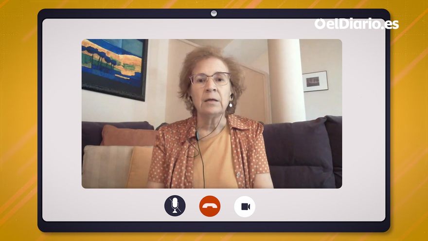 Margarita del Val en una entrevista telemática para elDiario.es