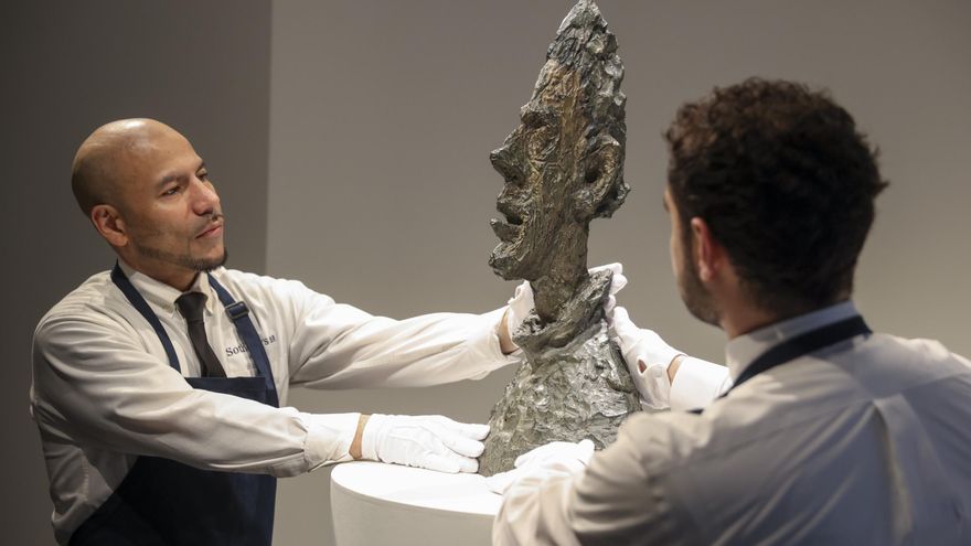 Sotheby’s no logra vender busto de Giacometti valorado en 70 millones de dólares