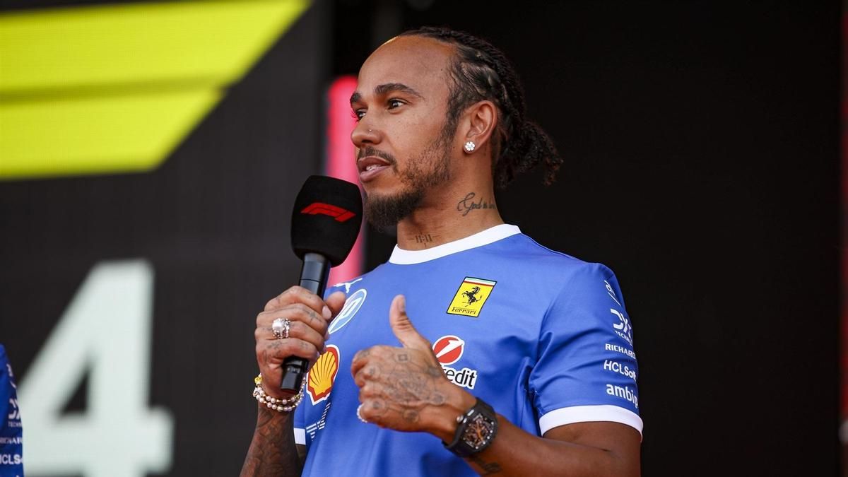 El piloto británico de Ferrari, Lewis Hamilton, durante el Gran Premio Pirelli de Italia de Fórmula 1, el 6 de septiembre de 2025.