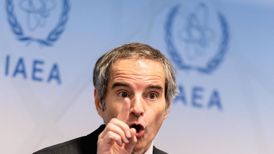 El director general del OIEA, la agencia atómica de la ONU, Rafael Grossi, en una imagen de archivo. EFE/EPA/CHRISTIAN BRUNA