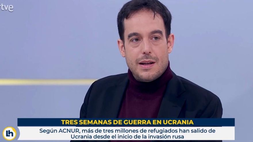 El periodista de TVE Víctor G. Guerrero relata su experiencia en Ucrania y su salida 'gracias' a 'La casa de papel'