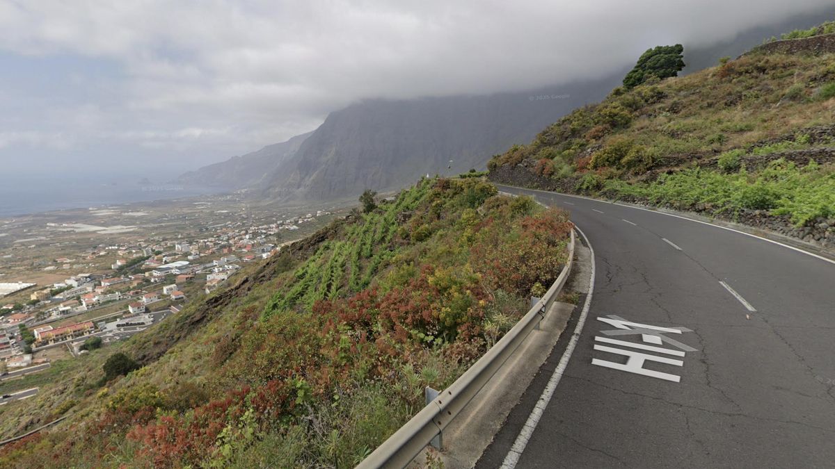 La Guardia Civil investiga la aparición de un hombre con golpes y quemaduras en una carretera de El Hierro