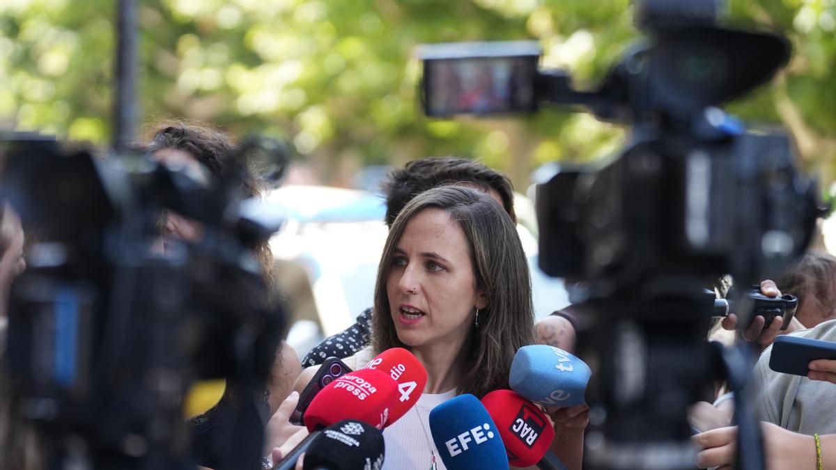 Un juzgado cita a Ione Belarra a un acto de conciliación por presuntas injurias a la Policía en Torre Pacheco