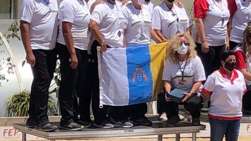 Canarias, subcampeona de España de Primera División Femenina de petanca