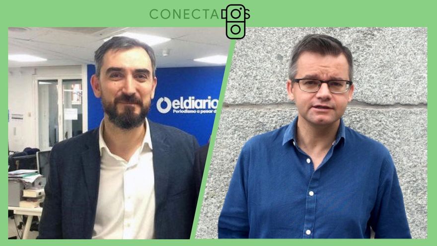 Manuel Rico, director de investigación de infoLibre, charla con Ignacio Escolar